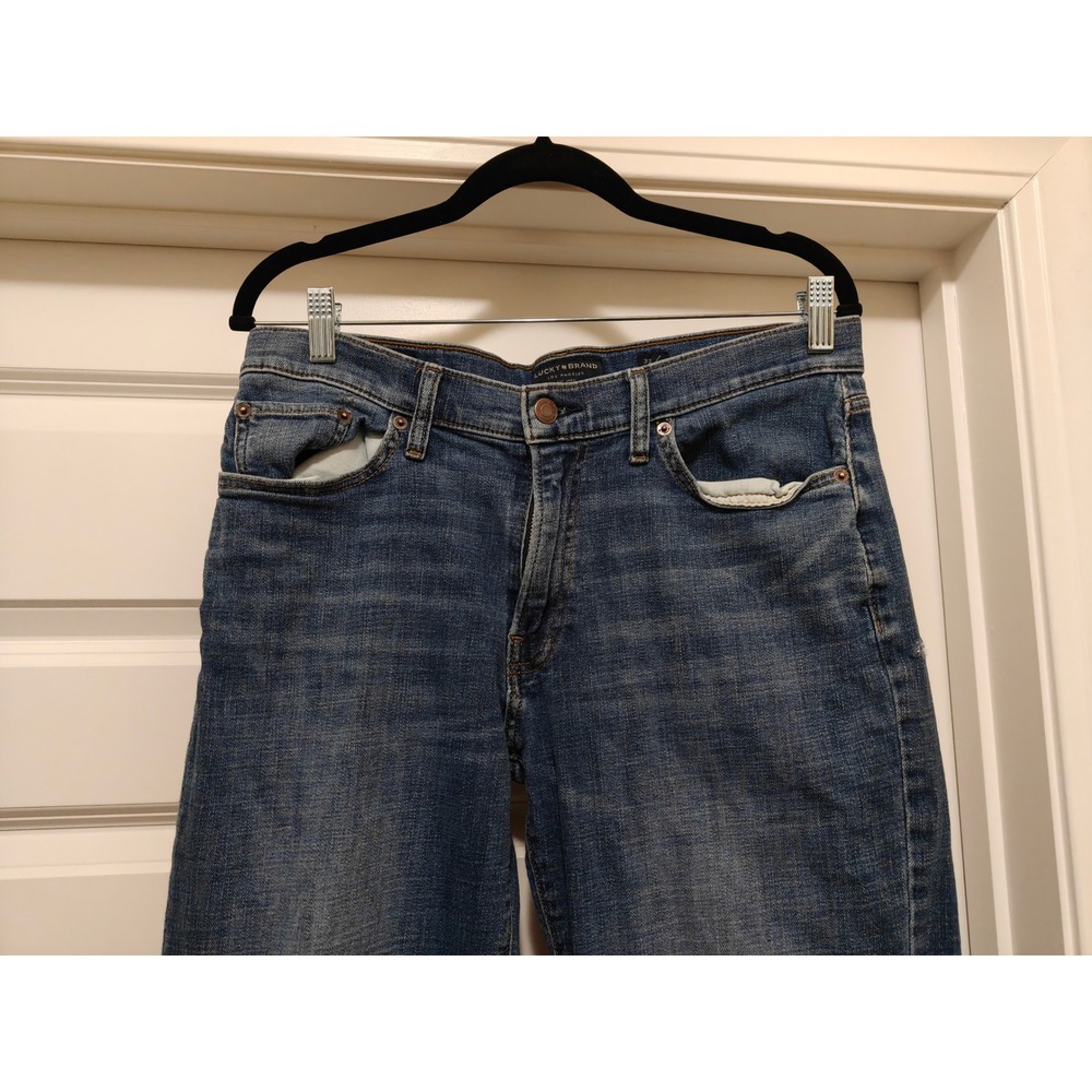 Lucky Brand 363 Vintage Straight Mens Jeans 32x30 Medium Wash 7MD10452 Blue - Picture 8 of 11